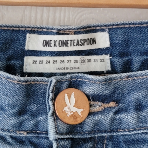One Teaspoon Distressed Baggies Jeans - Picture 9 of 10